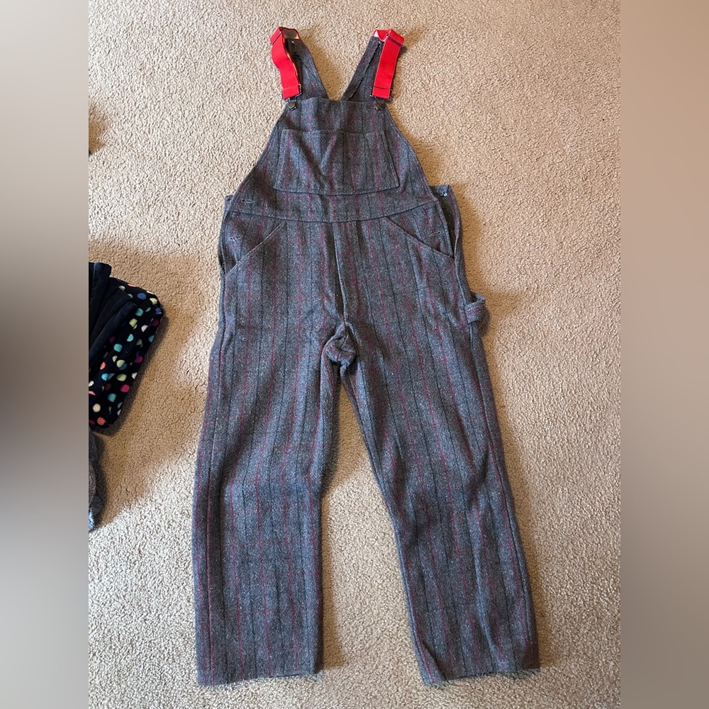 Vintage wool overalls size small fit like women’s 10/12